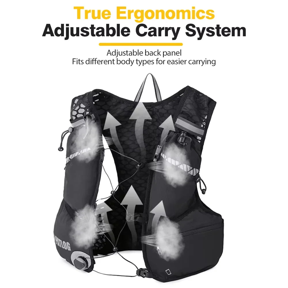 Trail Running Rucksack 8L Ultraleichte Weste