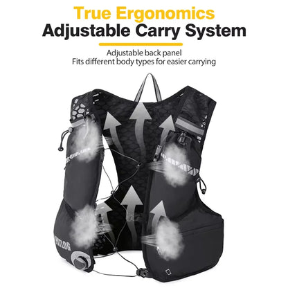Trail Running Rucksack 8L Ultraleichte Weste