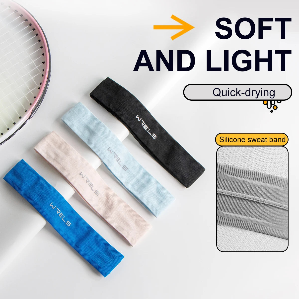 Sport Stirnband Anti-Slip Haarband Schnell Trocknend