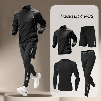 Herren Schnelltrocknende Jacke Anzug 3-4 Laufset