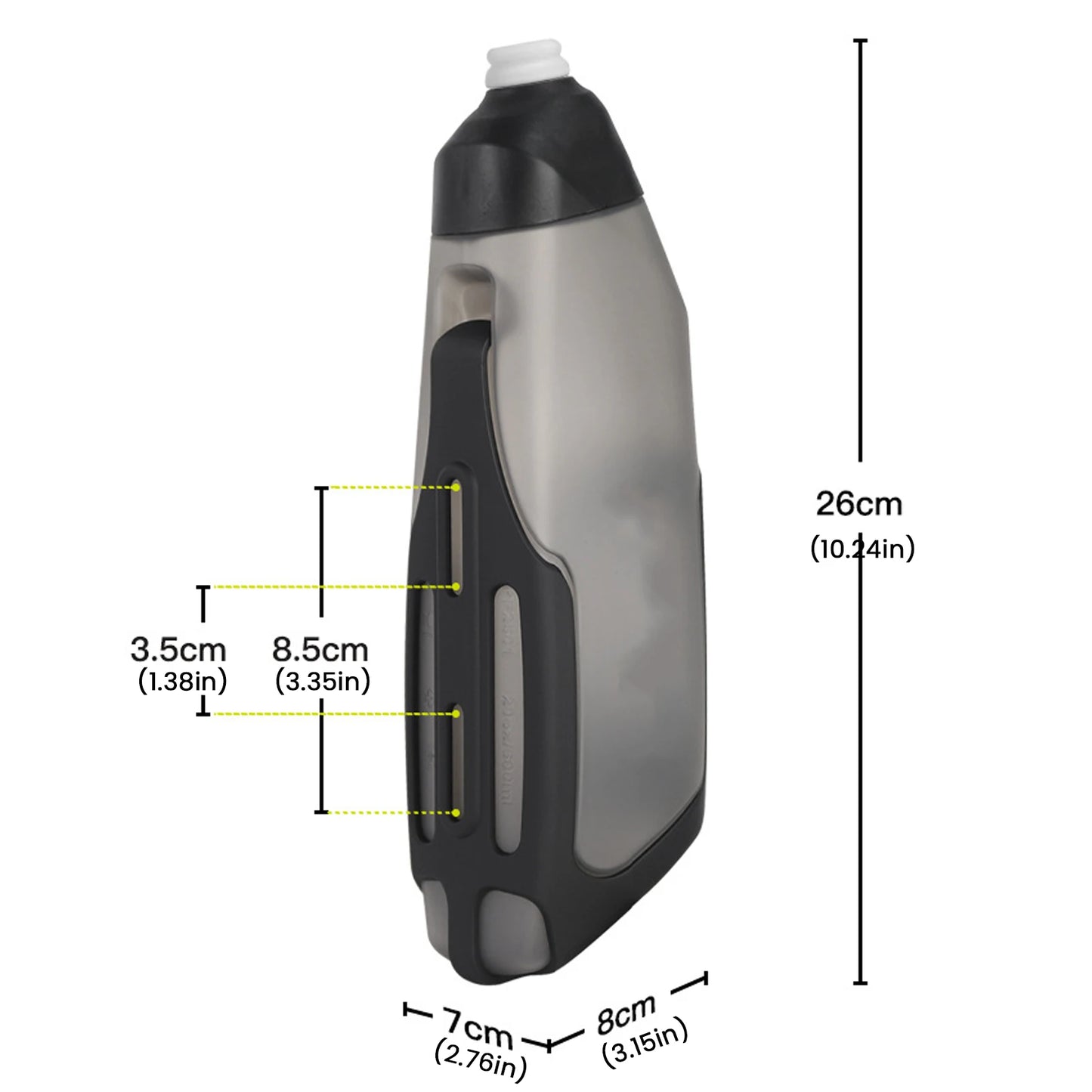 Fahrrad Aerodynamische Wasserflaschenhalterung Set 600ml