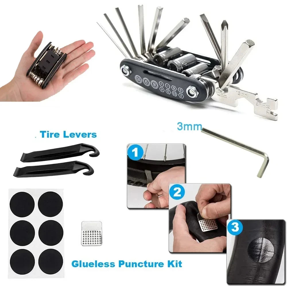 Fahrradreparaturwerkzeug-Kit