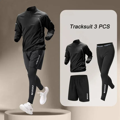 Herren Schnelltrocknende Jacke Anzug 3-4 Laufset