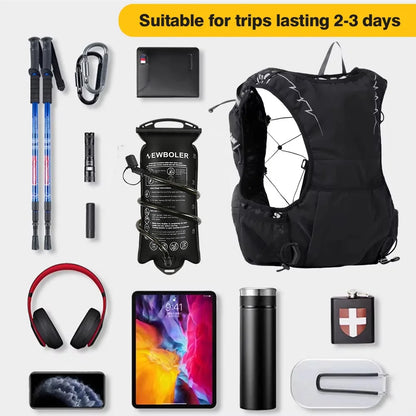 Trail Running Rucksack 8L Ultraleichte Weste